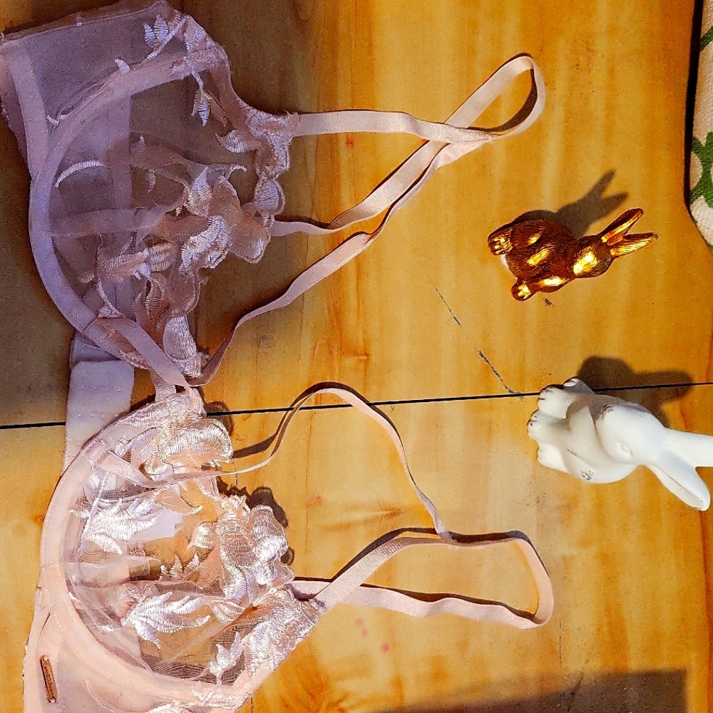 Bluebella lace bra blush pink euc